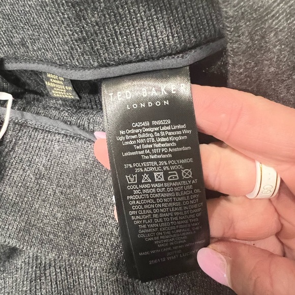 NWT TED BAKER LONDON High-Rise Knit Joggers - Picture 7 of 9